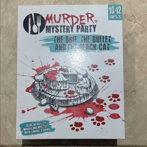 New in box: never opened Murder Mystery Party Game - Intrigue and Fun
